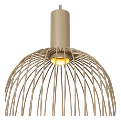 Lucide ESTEREL - Pendant light - Ø 25 cm - 1xGU10 (MR11) - Taupe